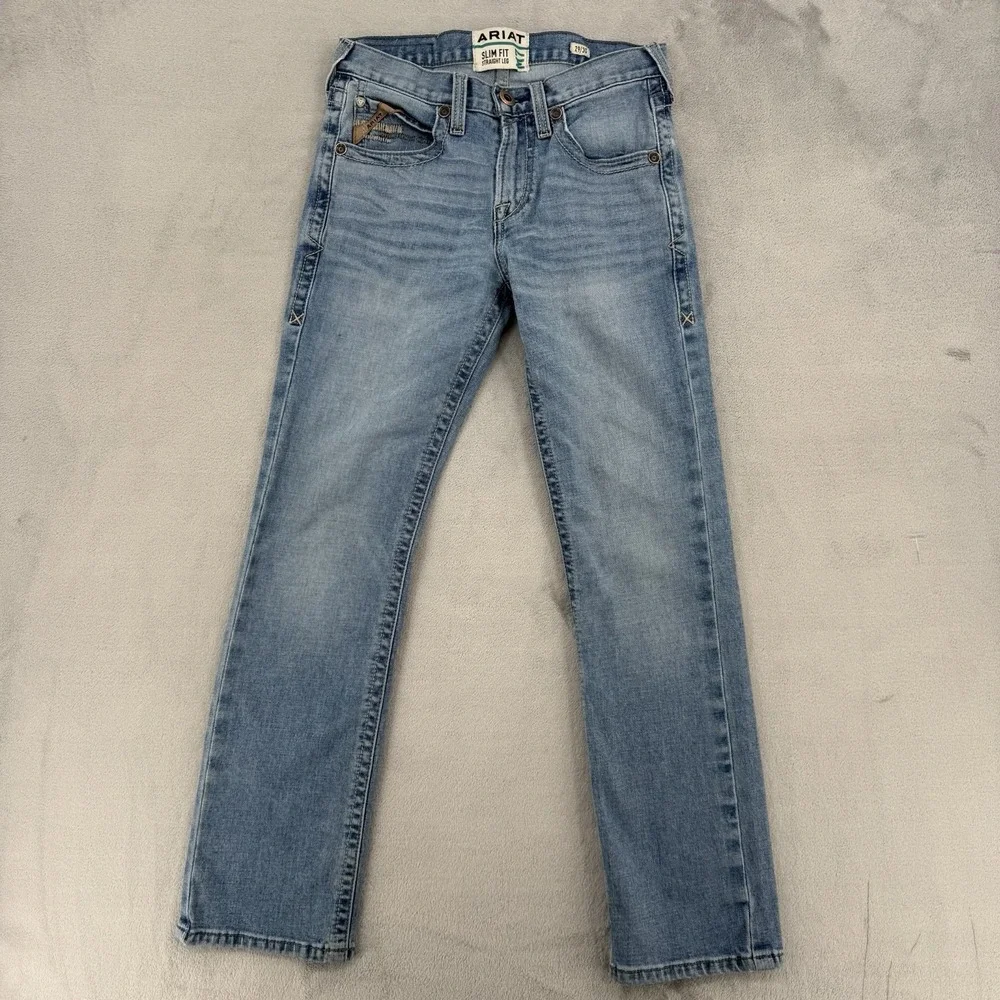 Ariat M7 Jeans Slim Fit Straight Leg Men's Size 29/30 5 Pocket Wear Western